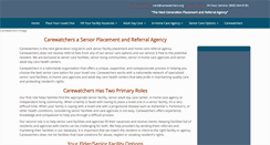 Desktop Screenshot of carewatchers.org